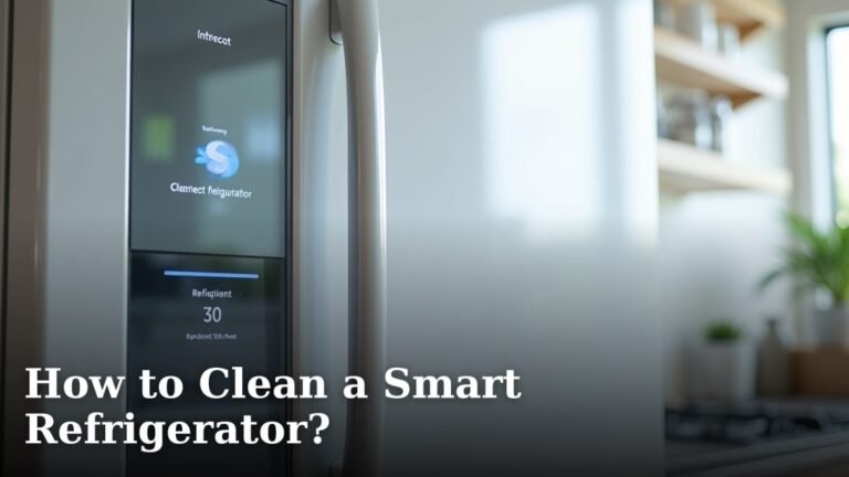 How to Clean a Smart Refrigerator?