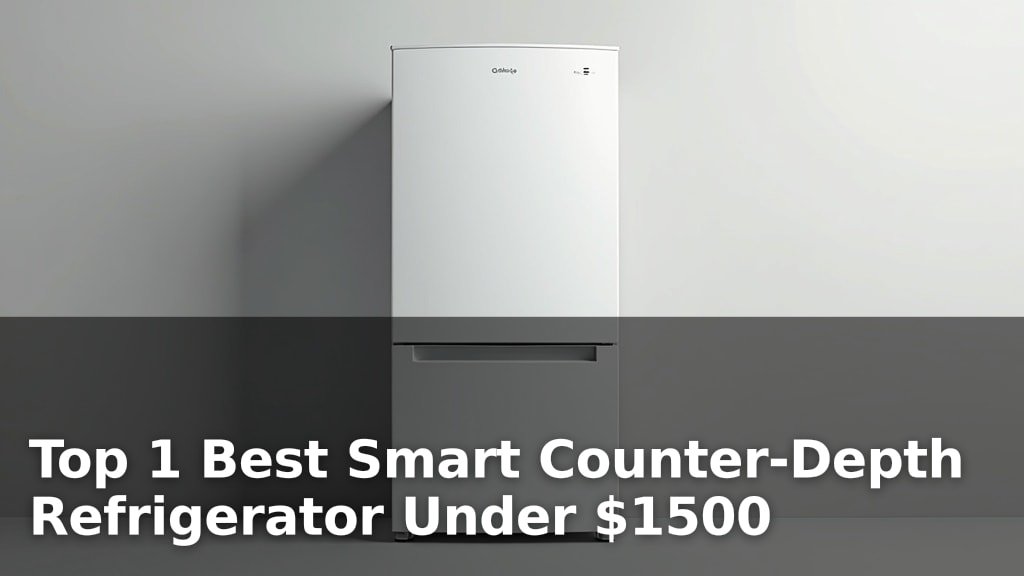 Top 1 Best Smart Counter-Depth Refrigerator Under $1500