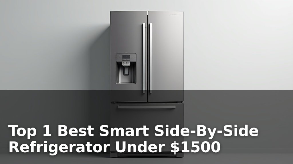 Top 1 Best Smart Side-By-Side Refrigerator Under $1500