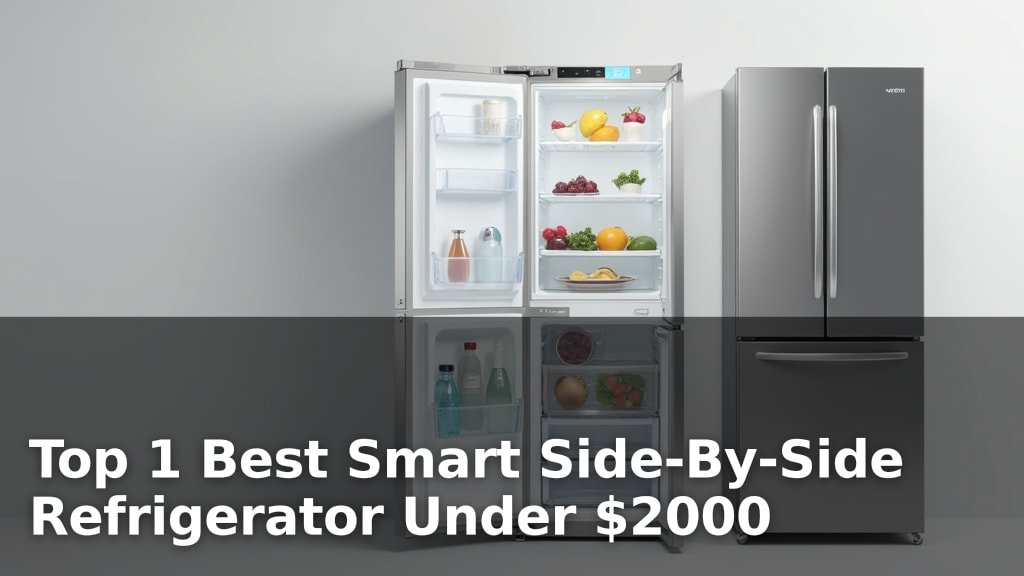 Top 1 Best Smart Side-By-Side Refrigerator Under $2000