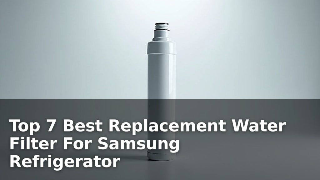 Best Replacement Water Filter For Samsung Refrigerator