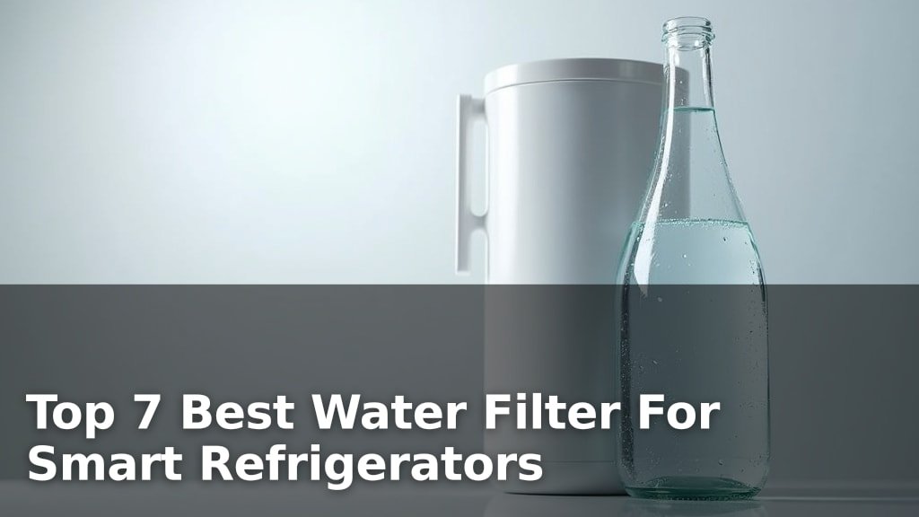Best Water Filter For Smart Refrigerators