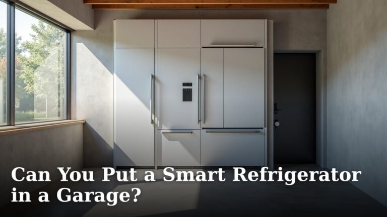 Can You Put a Smart Refrigerator in a Garage?