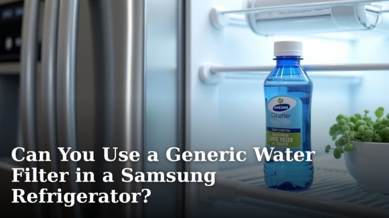 Can You Use a Generic Water Filter in a Samsung Refrigerator?