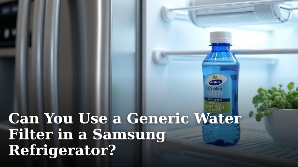 Can You Use a Generic Water Filter in a Samsung Refrigerator?