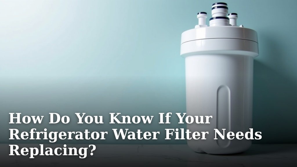 How Do You Know If Your Refrigerator Water Filter Needs Replacing?