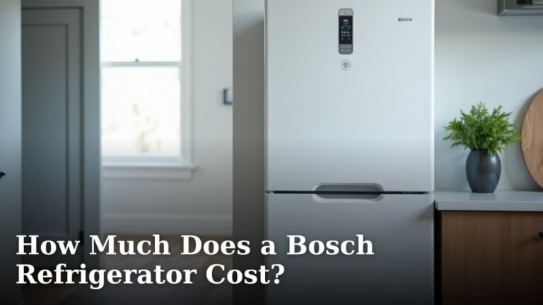 How Much Does a Bosch Refrigerator Cost?