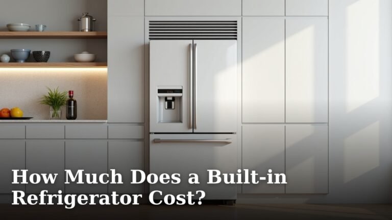 How Much Does a Built-in Refrigerator Cost?