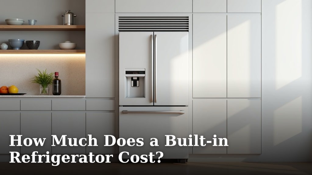 How Much Does a Built-in Refrigerator Cost?