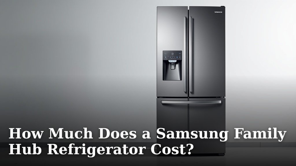 How Much Does a Samsung Family Hub Refrigerator Cost?