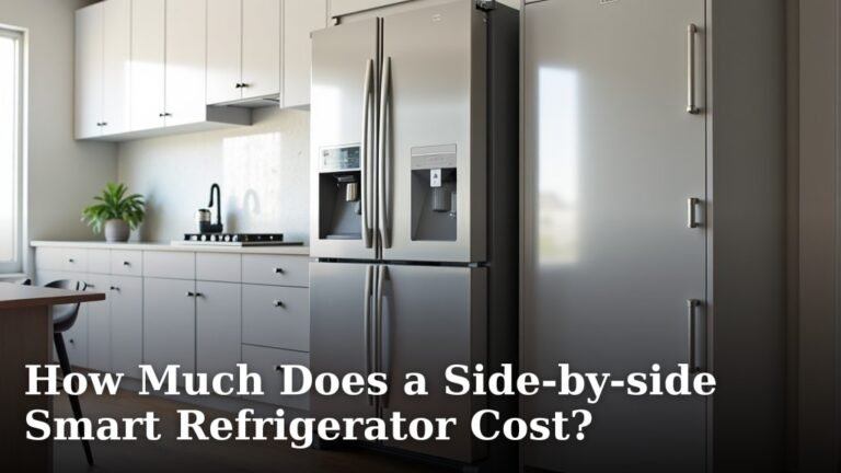 How Much Does a Side-by-side Smart Refrigerator Cost?