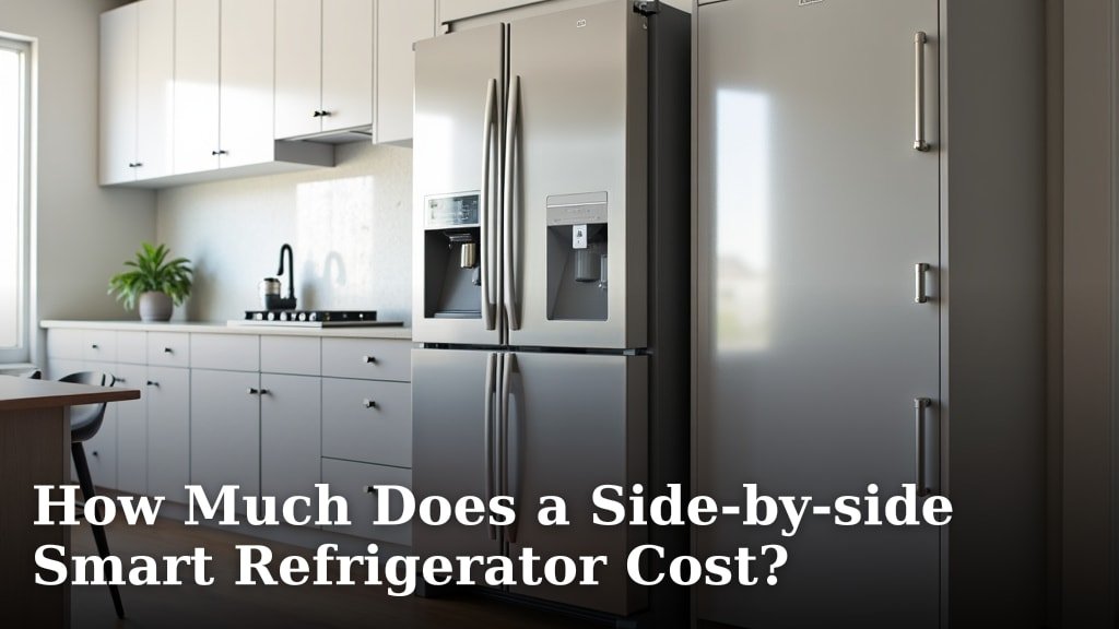 How Much Does a Side-by-side Smart Refrigerator Cost?