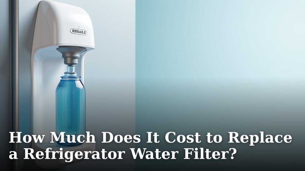 How Much Does It Cost to Replace a Refrigerator Water Filter?