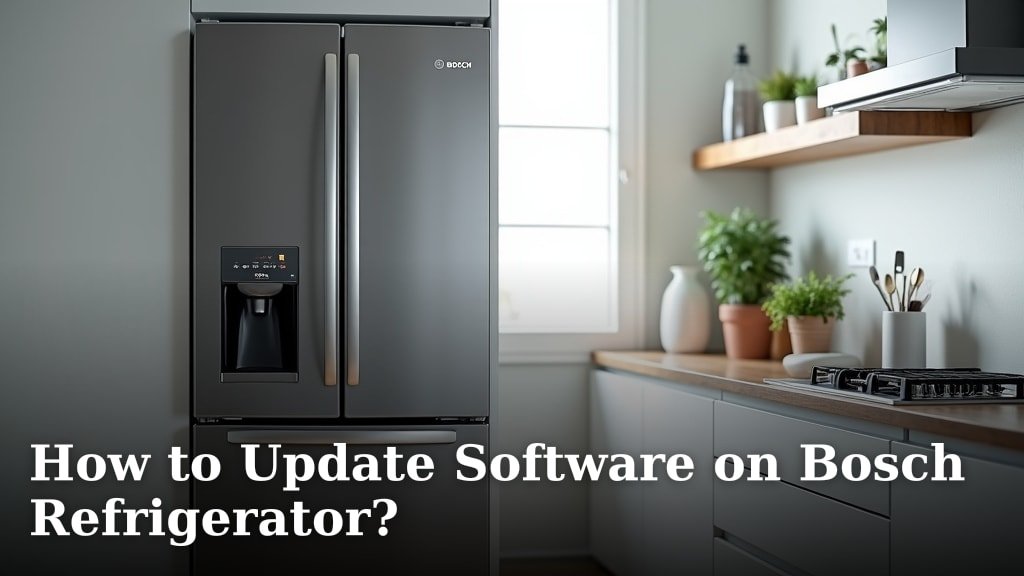 How to Update Software on Bosch Refrigerator?