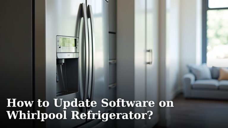 How to Update Software on Whirlpool Refrigerator?