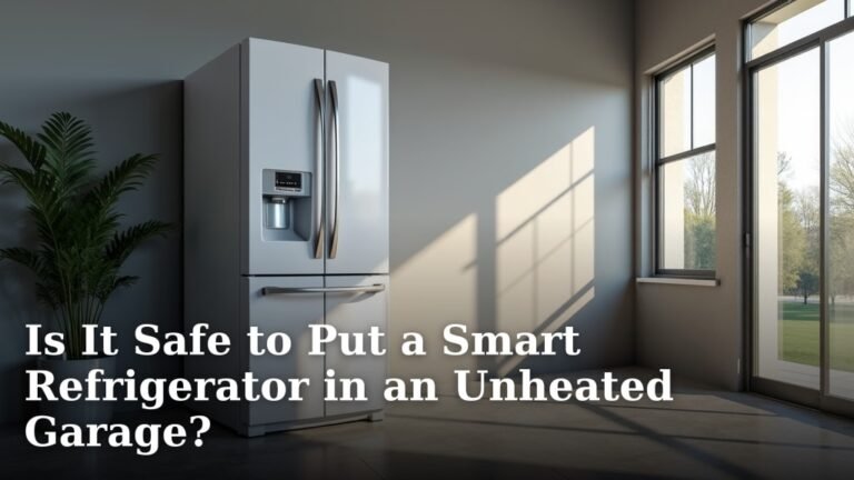 Is It Safe to Put a Smart Refrigerator in an Unheated Garage?