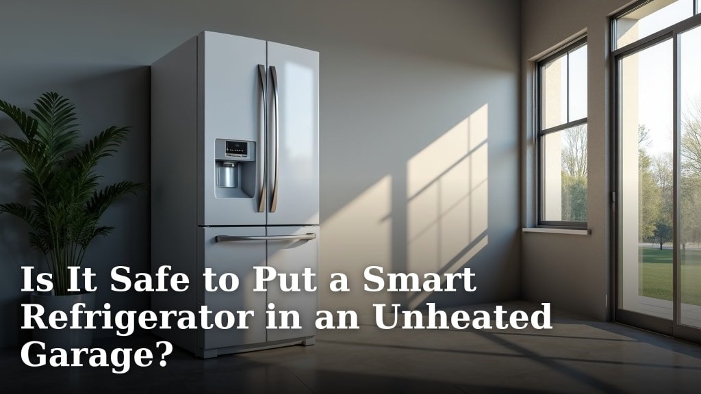 Is It Safe to Put a Smart Refrigerator in an Unheated Garage?