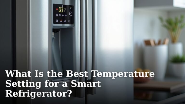 What Is the Best Temperature Setting for a Smart Refrigerator?