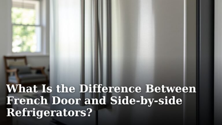 What Is the Difference Between French Door and Side-by-side Refrigerators?