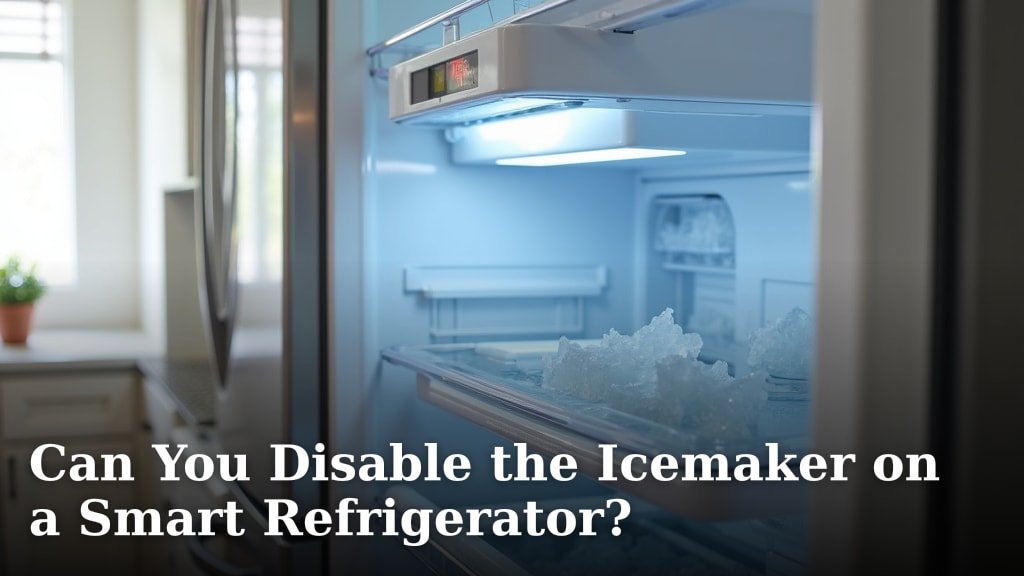 Can You Disable the Icemaker on a Smart Refrigerator?