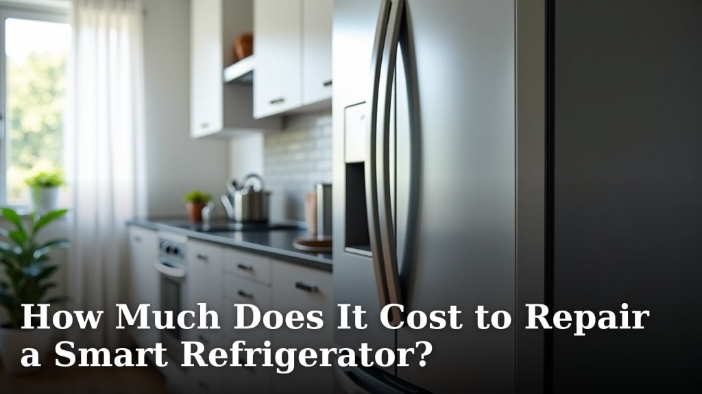How Much Does It Cost to Repair a Smart Refrigerator?