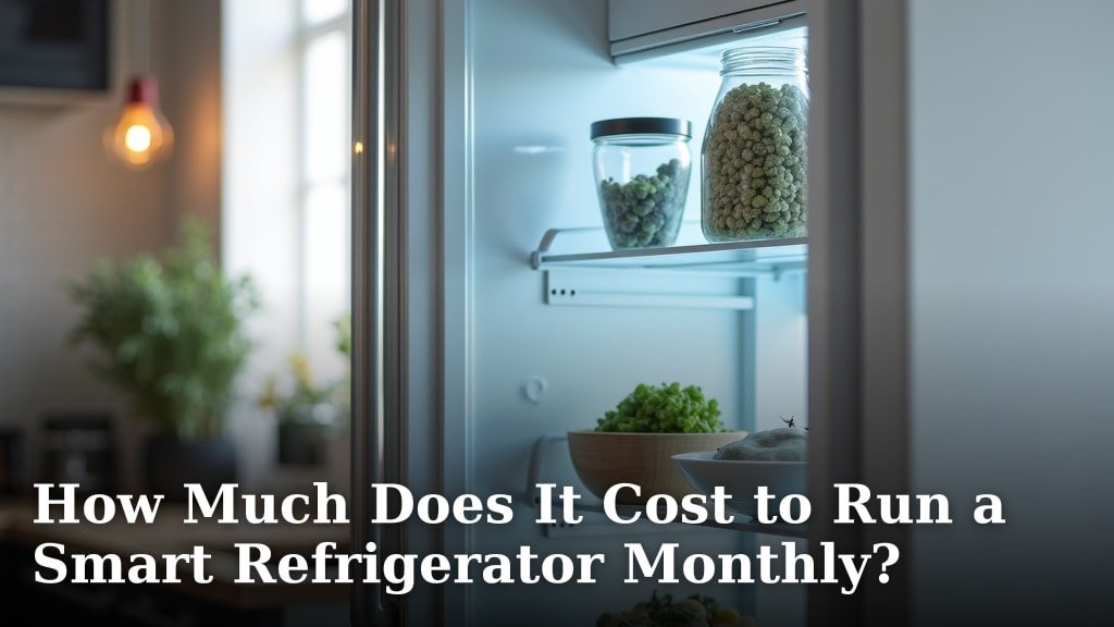 How Much Does It Cost to Run a Smart Refrigerator Monthly?
