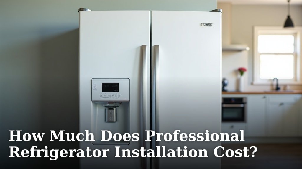 How Much Does Professional Refrigerator Installation Cost?