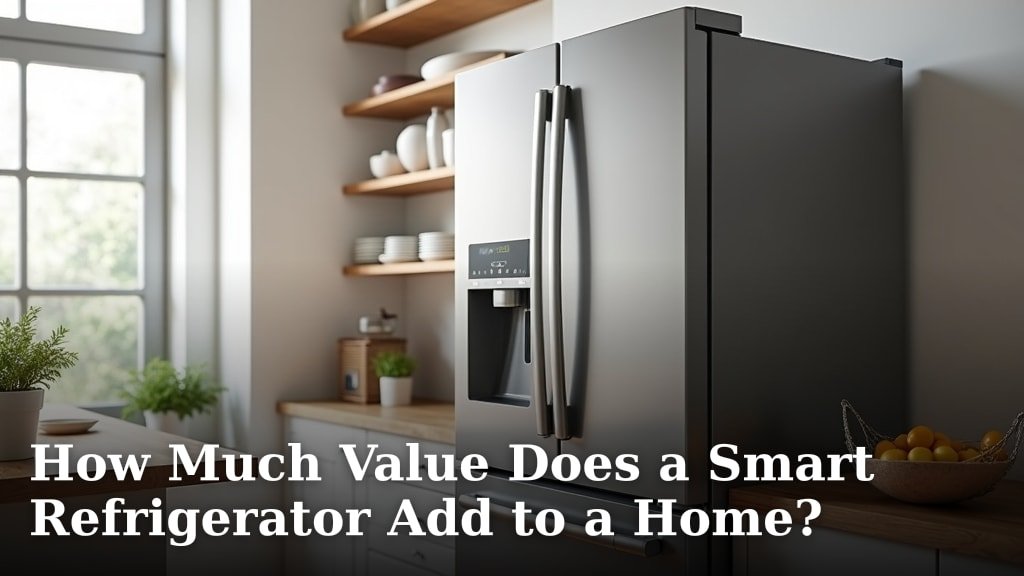 How Much Value Does a Smart Refrigerator Add to a Home?