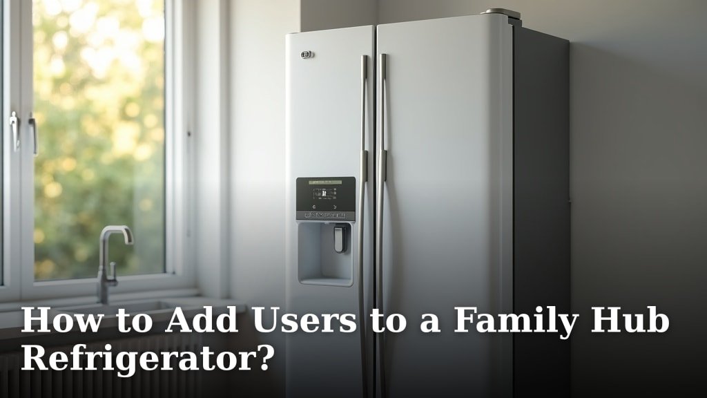 How to Add Users to a Family Hub Refrigerator?