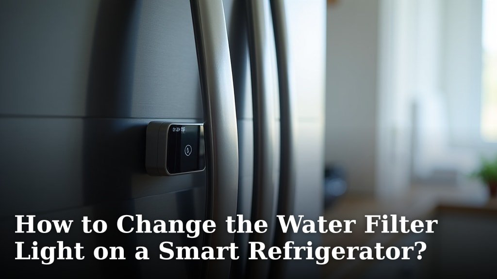 How to Change the Water Filter Light on a Smart Refrigerator?