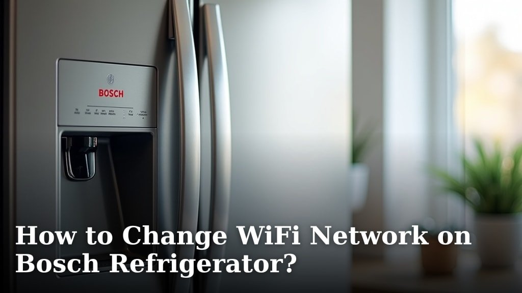 How to Change WiFi Network on Bosch Refrigerator?