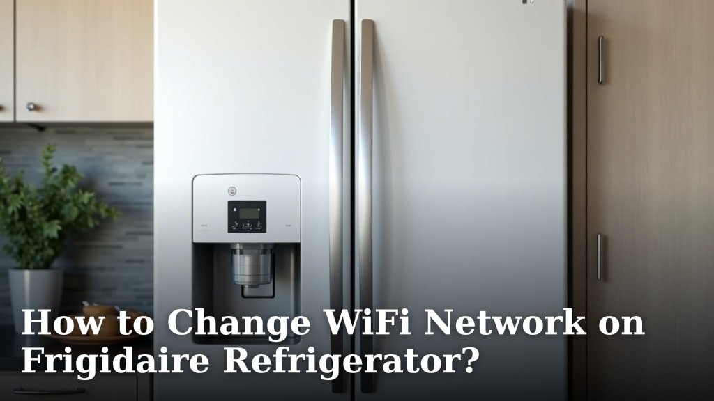 How to Change WiFi Network on Frigidaire Refrigerator?