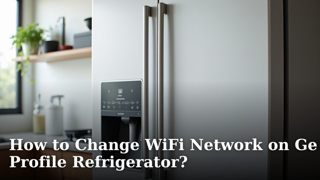 How to Change WiFi Network on Ge Profile Refrigerator?