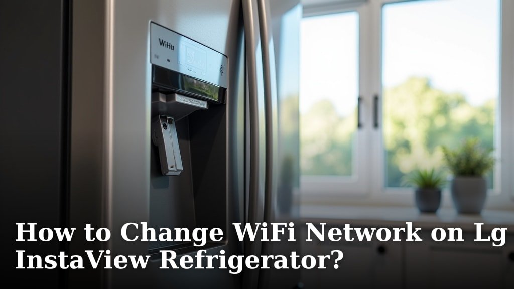 How to Change WiFi Network on Lg InstaView Refrigerator?
