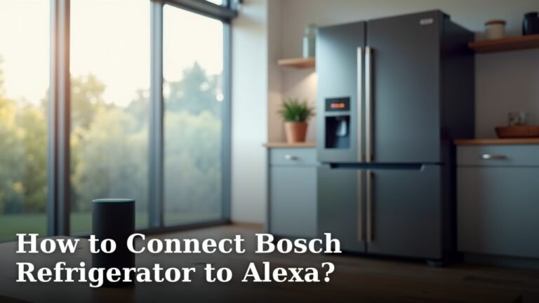 How to Connect Bosch Refrigerator to Alexa?