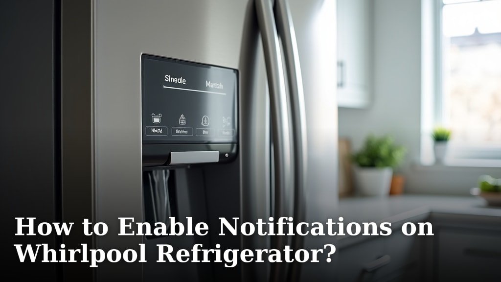 How to Enable Notifications on Whirlpool Refrigerator?
