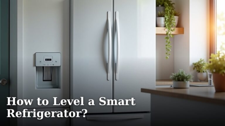 How to Level a Smart Refrigerator?