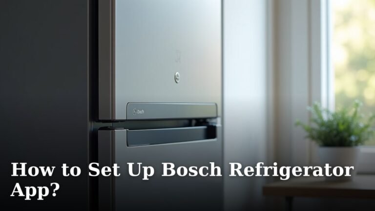 How to Set Up Bosch Refrigerator App?
