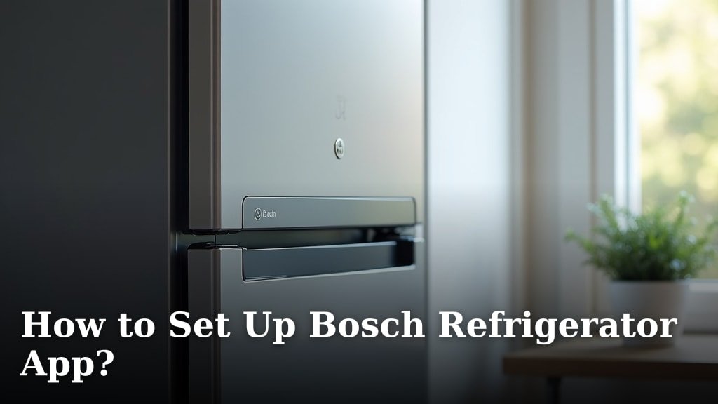How to Set Up Bosch Refrigerator App?
