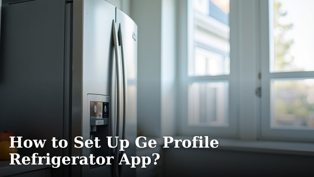 How to Set Up Ge Profile Refrigerator App?