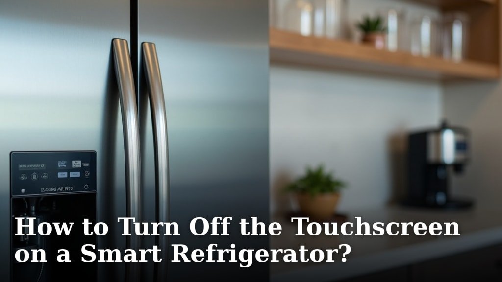 How to Turn Off the Touchscreen on a Smart Refrigerator?