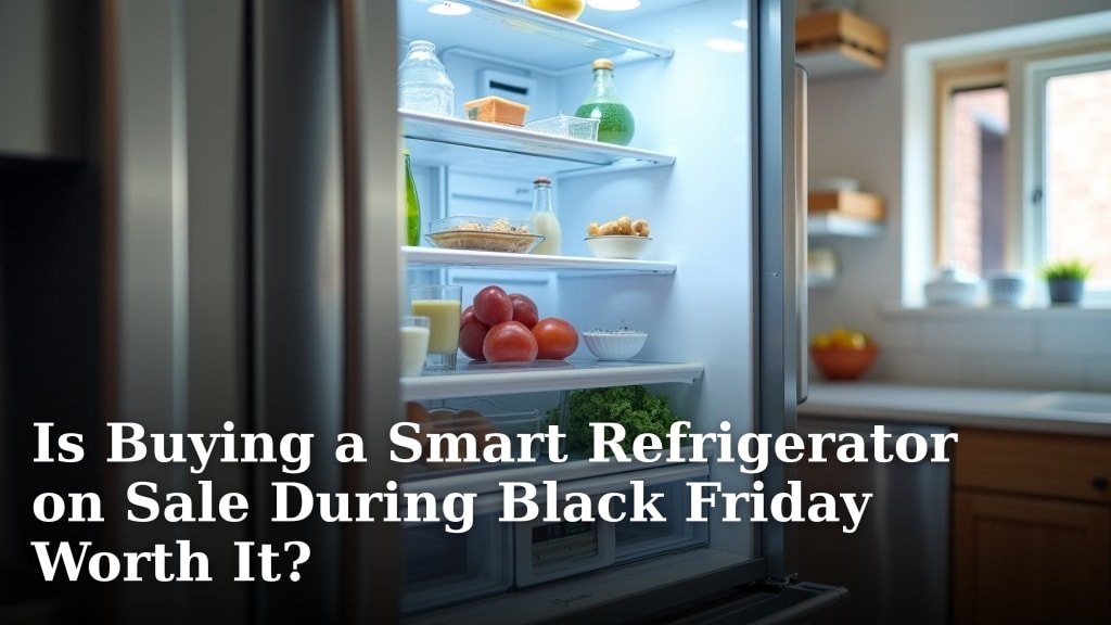 Is Buying a Smart Refrigerator on Sale During Black Friday Worth It?