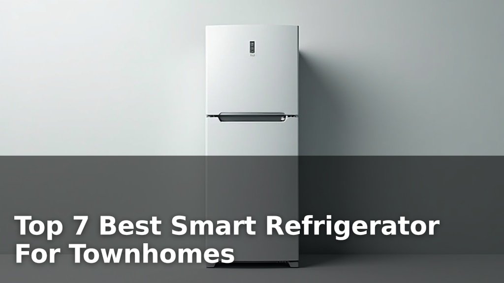 Top 7 Best Smart Refrigerator For Townhomes