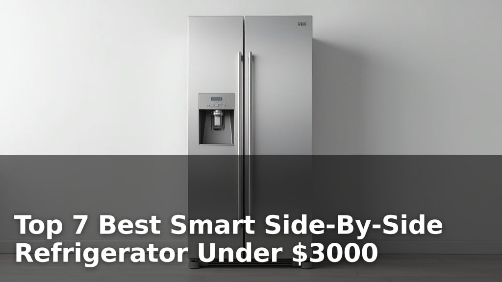Best Smart Side-By-Side Refrigerator Under $3000