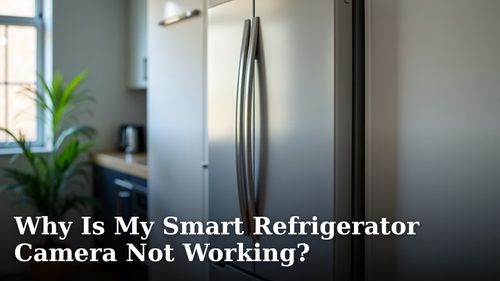 Why Is My Smart Refrigerator Camera Not Working?