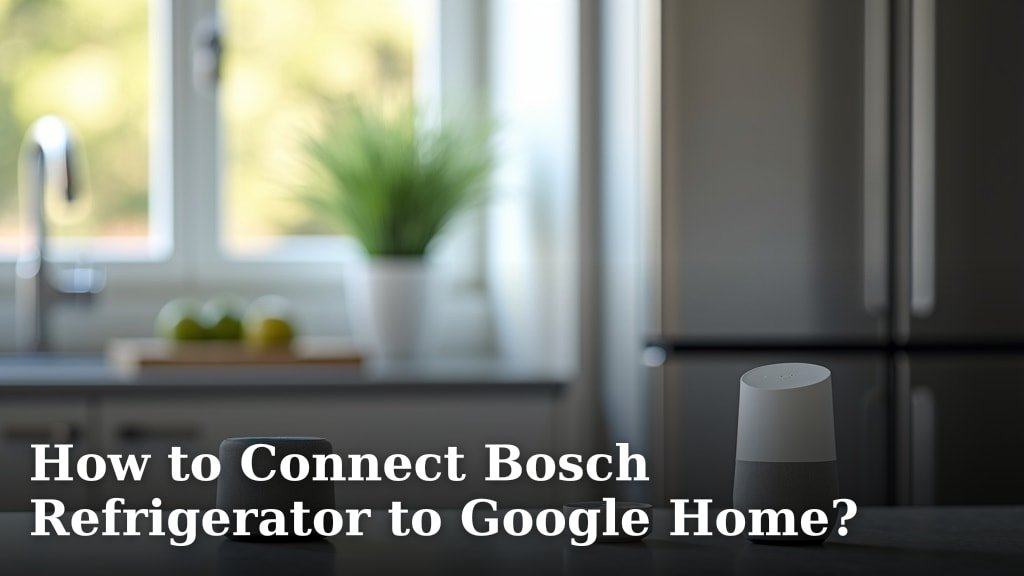 How to Connect Bosch Refrigerator to Google Home?