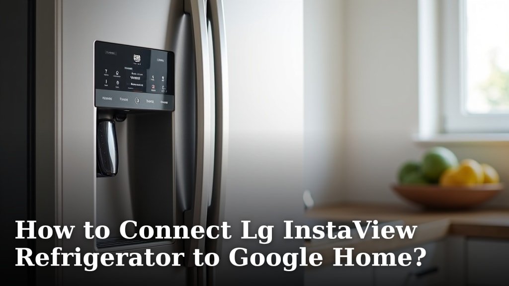 How to Connect Lg InstaView Refrigerator to Google Home?