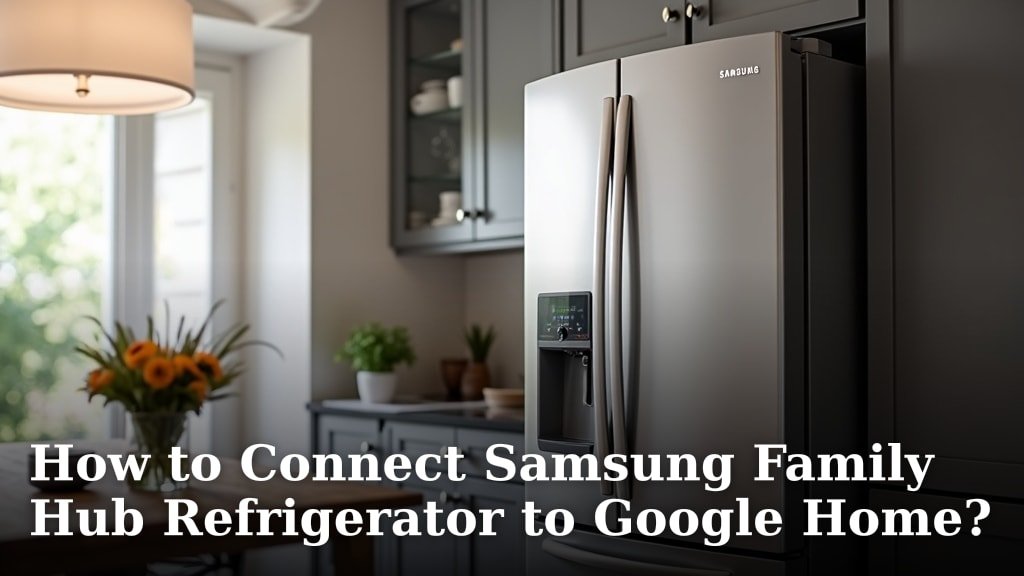 How to Connect Samsung Family Hub Refrigerator to Google Home?