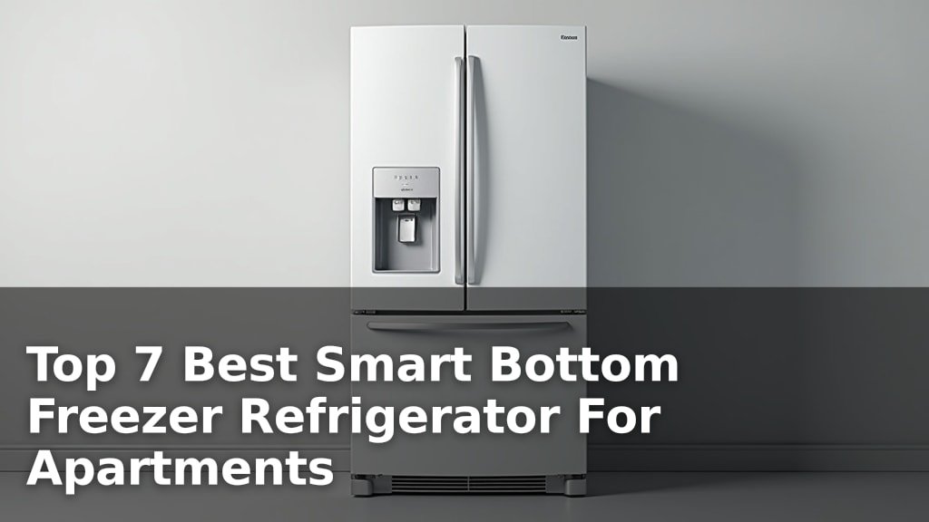 Best Smart Bottom Freezer Refrigerator For Apartments