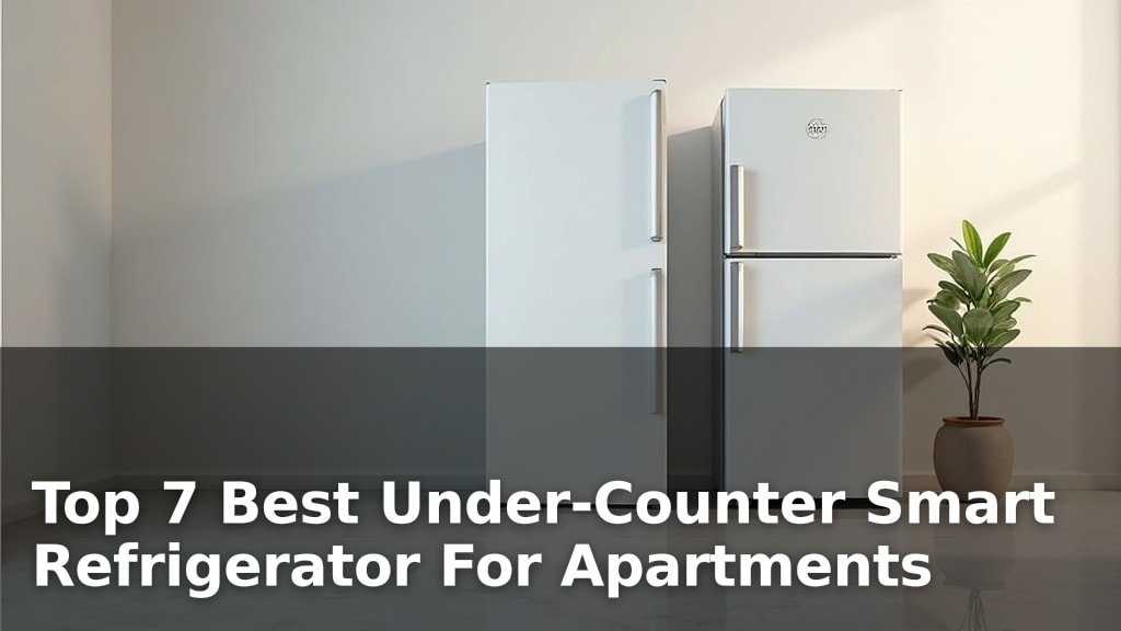 Best Under-Counter Smart Refrigerator For Apartments